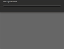 Tablet Screenshot of indiasports.com